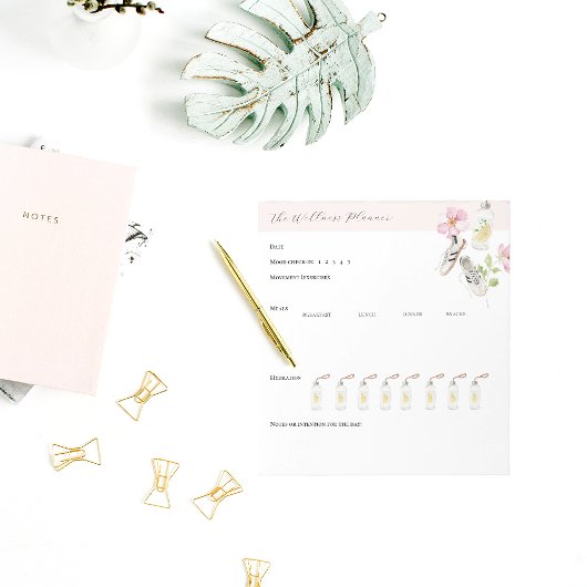 Bloc-note Planificateur de bien-être quotidien avec suivi de