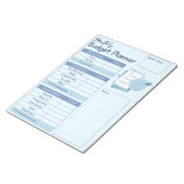 Bloc-note Planificateur de budget mensuel (Incliné)
