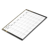 Bloc-note Planificateur de calendrier mensuel élégant (Incliné)