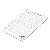 Bloc-note Planificateur de contenu des médias sociaux (Incliné)