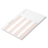 Bloc-note Planificateur de menu hebdomadaire (Incliné)