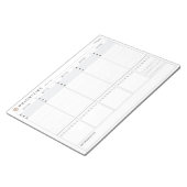 Bloc-note Planificateur de priorités hebdomadaires (Incliné)