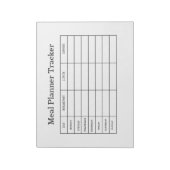 Bloc-note planificateur de repas (Tourné)