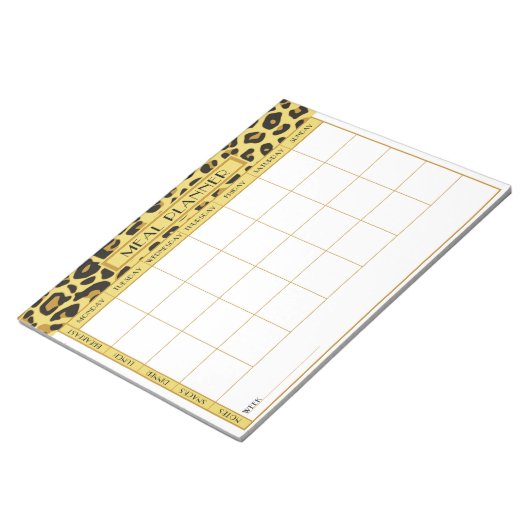 Bloc-note Planificateur de repas (Incliné)