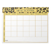 Bloc-note Planificateur de repas (Devant)