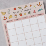 Bloc-note Planificateur de repas<br><div class="desc">Planifiez vos repas hebdomadaires</div>