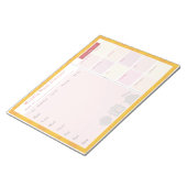 Bloc-note Planificateur de repas hebdomadaire été (Incliné)