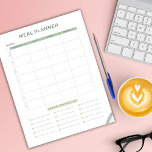 Bloc-note Planificateur de repas hebdomadaire Grocery Shoppi<br><div class="desc">Ce carnet de notes déchiré vous aidera à organiser vos repas et votre liste d'épicerie.</div>