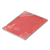 Bloc-note Planificateur de repas hebdomadaire : Simplifiez v (Tourné)