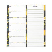 Bloc-note Planificateur de repas personnalisé avec Motif de  (Devant)