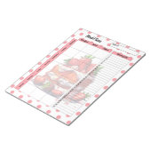 Bloc-note Planificateur de repas pour de mignons traitements (Incliné)