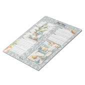 Bloc-note Planificateur de repas sur 7 jours Shady Lady (Incliné)