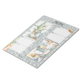 Bloc-note Planificateur de repas vierge de 7 jours Shady Lad (Incliné)
