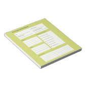 Bloc-note Planificateur de routine du soir calme (Incliné)