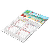 Bloc-note Planificateur de voyage (Incliné)