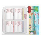 Bloc-note Planificateur de voyage (Devant)