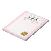Bloc-note Planificateur d'idées de récompenses en classe (Tourné)