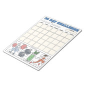 Bloc-note Planificateur d'objectifs de forme physique Bloc-n (Incliné)