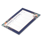 Bloc-note Planificateur hebdomadaire Botanique (Incliné)