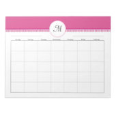 Bloc-note Planificateur hebdomadaire monographique 40 pg 11  (Devant)