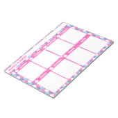 Bloc-note Planificateur hebdomadaire simple (Incliné)