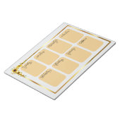 Bloc-note Planificateur hebdomadaire Tournesol (Incliné)