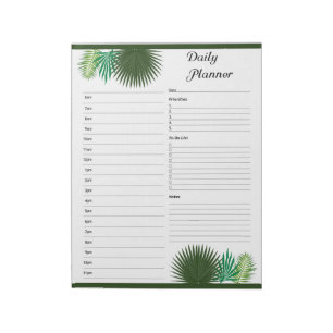 Bloc-note Planificateur horaire quotidien