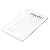 Bloc-note Planificateur mensuel (Incliné)