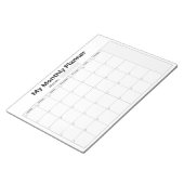 Bloc-note Planificateur mensuel (Incliné)