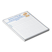 Bloc-note Planificateur personnalisé pour chien heureux ou p (Incliné)