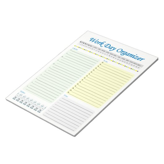 Bloc-note Planificateur quotidien (Incliné)