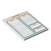 Bloc-note Planificateur quotidien (Incliné)