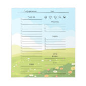 Bloc-note Planificateur quotidien (Devant)