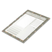 Bloc-note Planificateur quotidien botanique vintage olive Li (Incliné)