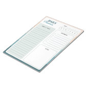 Bloc-note Planificateur quotidien Coastal Stripes (Incliné)