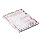 Bloc-note Planificateur quotidien de l'enseignant scientifiq (Incliné)