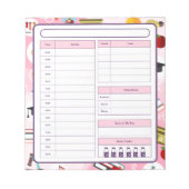 Bloc-note Planificateur quotidien de l'enseignant scientifiq (Devant)