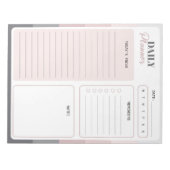 Bloc-note Planificateur quotidien Dusk Stripes (Devant)