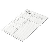 Bloc-note Planificateur quotidien minimaliste (Incliné)