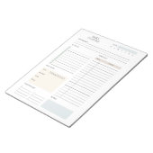 Bloc-note Planificateur quotidien minimaliste (Incliné)