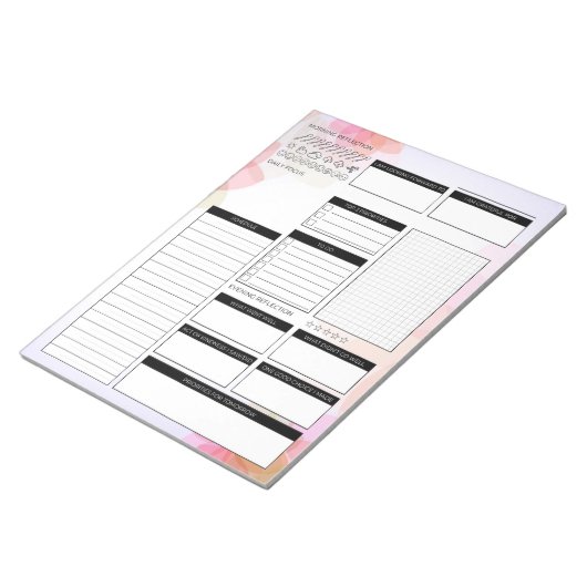 Bloc-note Planificateur quotidien non daté (Incliné)