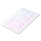 Bloc-note Planificateur quotidien - Organisation des tâches  (Incliné)
