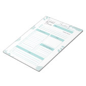 Bloc-note Planificateur quotidien personnalisé (Incliné)