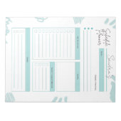 Bloc-note Planificateur quotidien personnalisé (Devant)