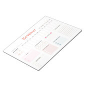 Bloc-note Planificateur quotidien personnalisé de soins (Incliné)
