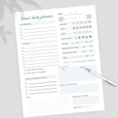 Bloc-note Planificateur quotidien personnalisé Mental & phys