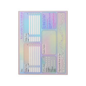 Bloc-note Planificateur quotidien pour la concentration et l (Tourné)