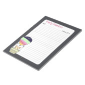 Bloc-note Planificateur quotidien Rainbow Kitty Linked (Incliné)