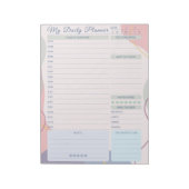 Bloc-note Planificateur Quotidien Thème Simple Élégant Multi (Tourné)
