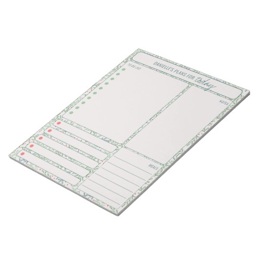 Bloc-note Planificateur quotidien Végétation d'hiver Note Li (Incliné)